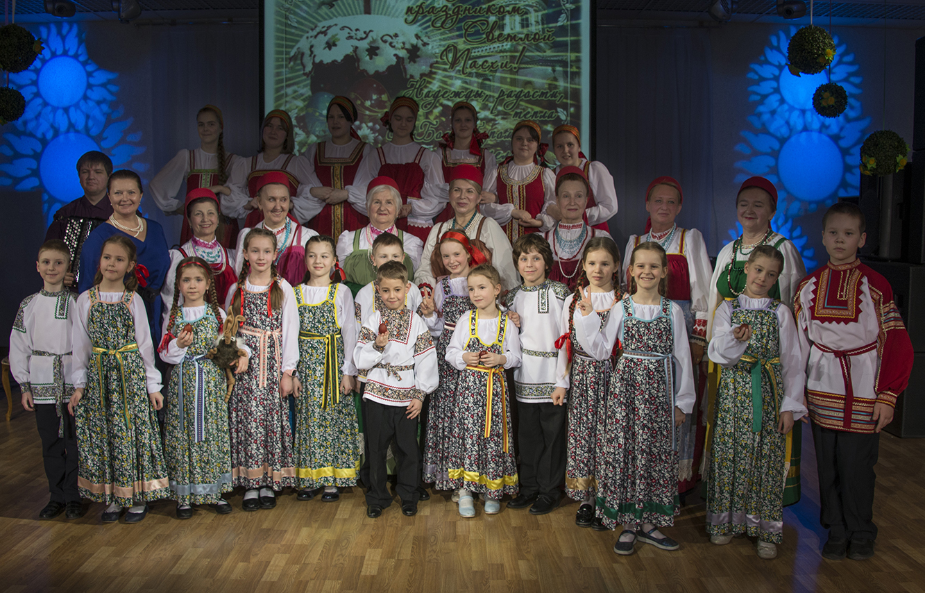 23.04.22 - Концерт «Праздник Пасхи у ворот», фольклорных ансамблей «Беломорье» и «Потешенки», ансамбля народной песни «Горенка»