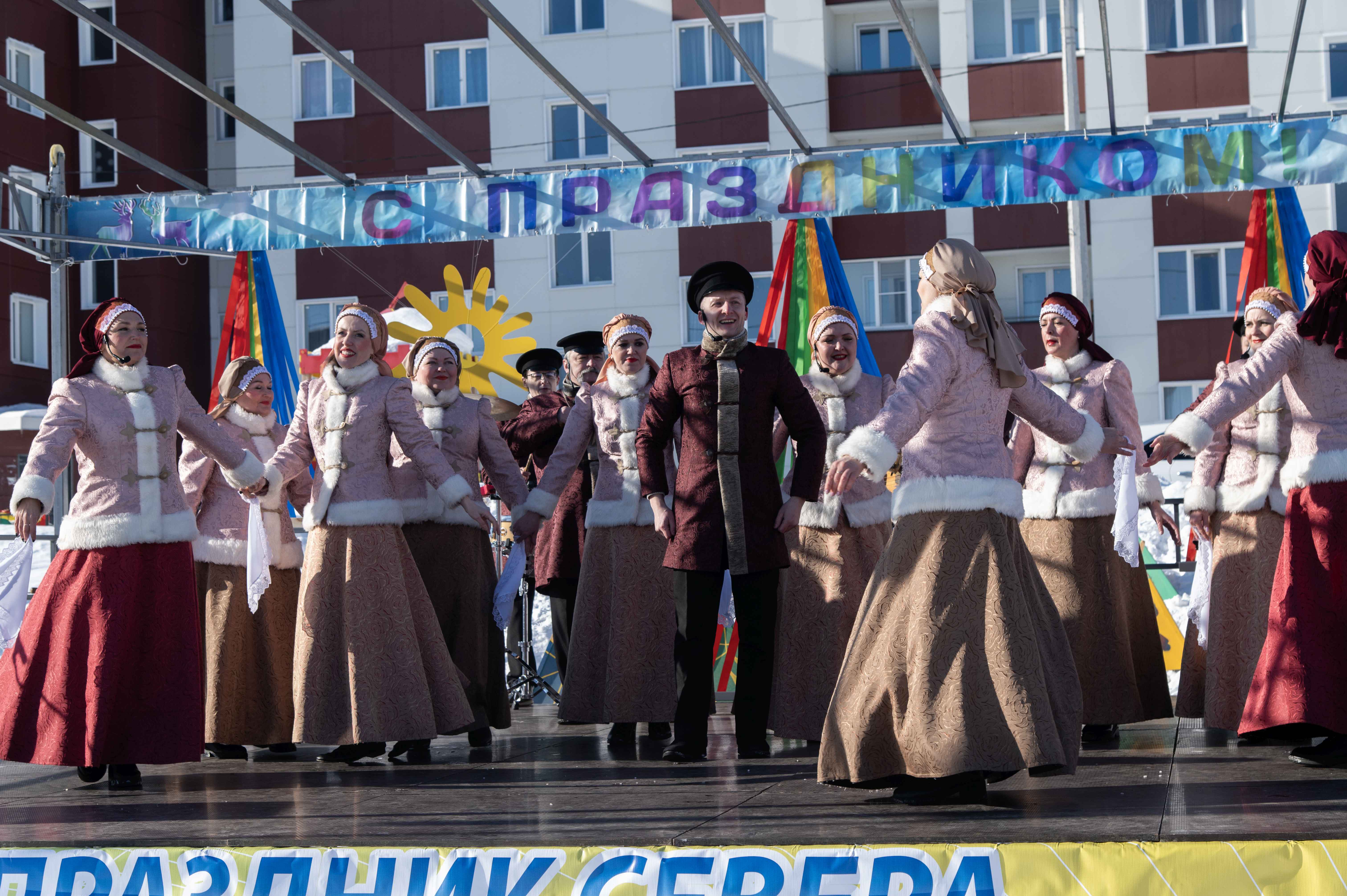 25.03.23 - Ансамбль песни и танца "Россия" на Празднике Севера и традиционном Дне Оленевода, с. Ловозеро